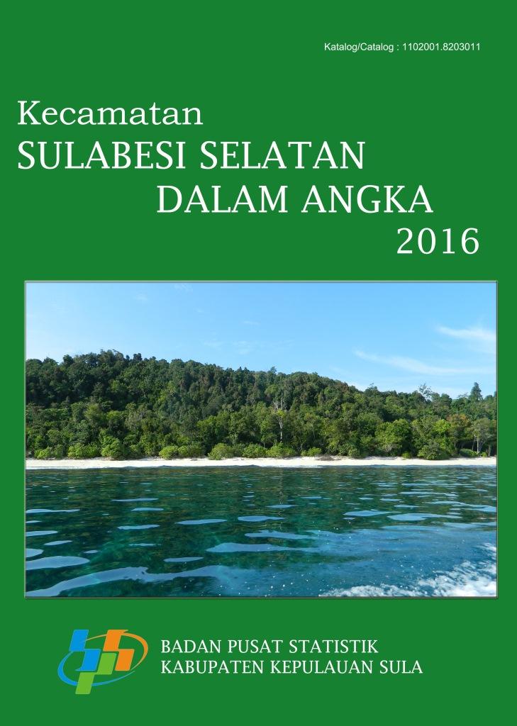 Sulabesi Selatan Subdistricts in Figures 2016